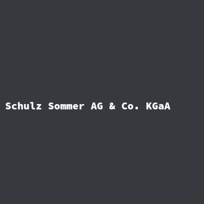 Hersteller: Schulz Sommer AG &amp; Co. KGaA