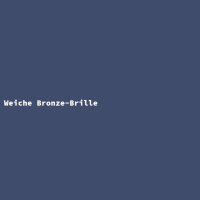 Weiche Bronze-Brille