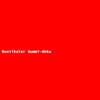 Rustikaler Gummi-Akku