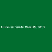 Besorgniserregender Baumwolle-Schirm