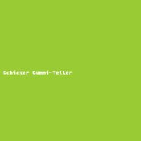 Schicker Gummi-Teller