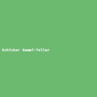 Schicker Gummi-Teller
