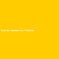 Enorme Baumwolle-Flasche