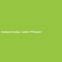 Fantastisches Leder-Pflaster