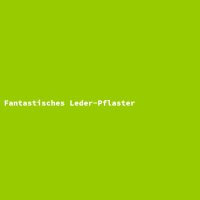 Fantastisches Leder-Pflaster