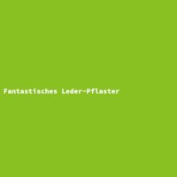 Fantastisches Leder-Pflaster