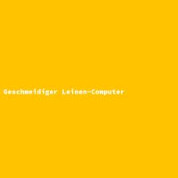 Geschmeidiger Leinen-Computer