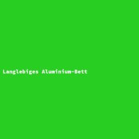 Langlebiges Aluminium-Bett