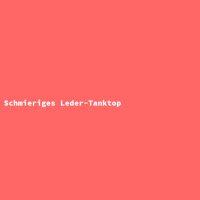 Schmieriges Leder-Tanktop