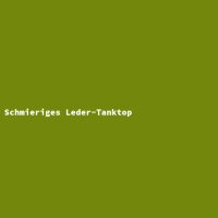 Schmieriges Leder-Tanktop